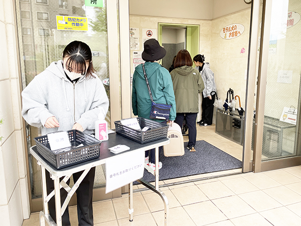 お客様をお迎えの準備！